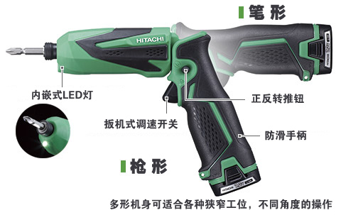 7.2V Cordless Impact Driver WH7DL